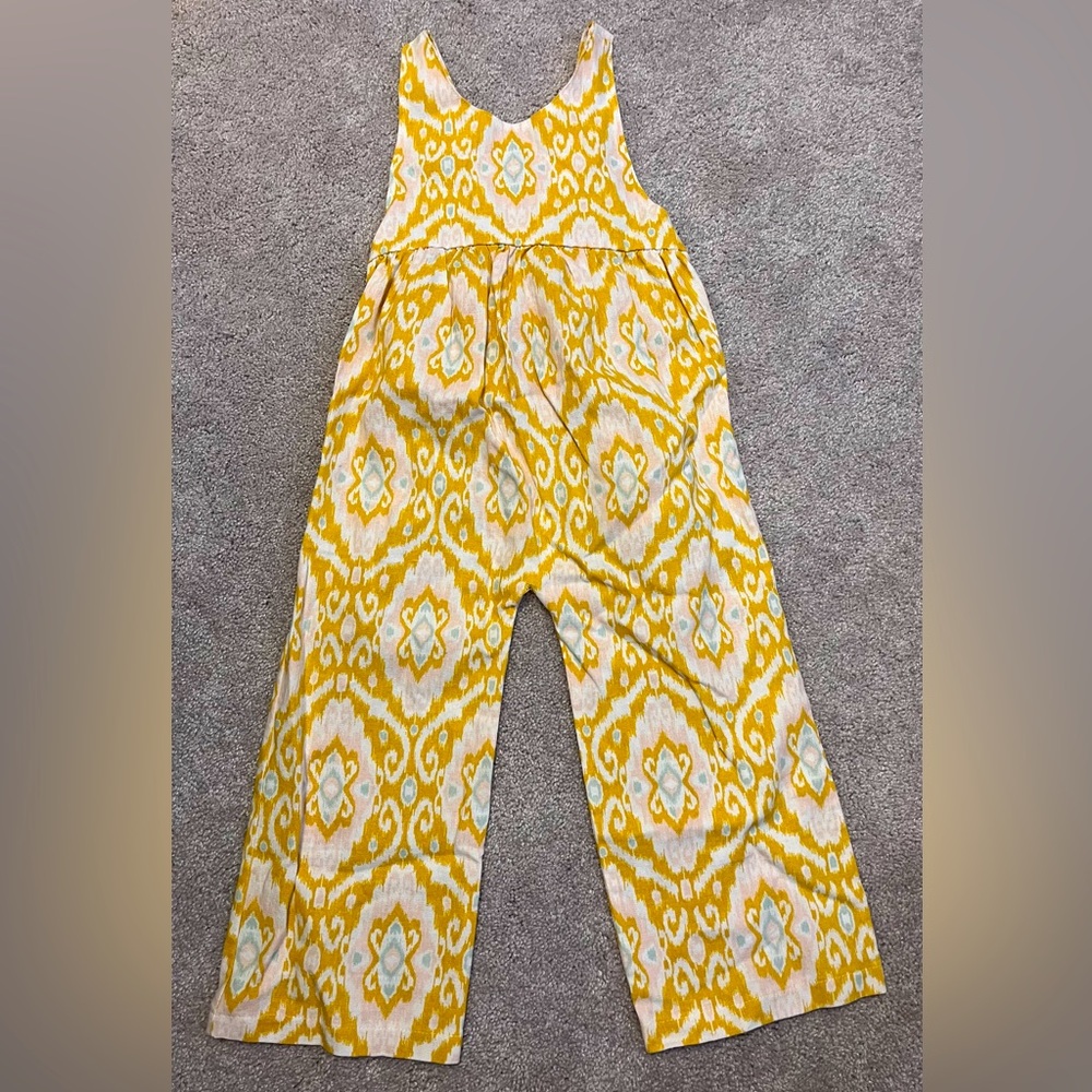 ⭐️5/$25⭐️ Rachel Zoe 3T Yellow Patterned Jumpsuit
